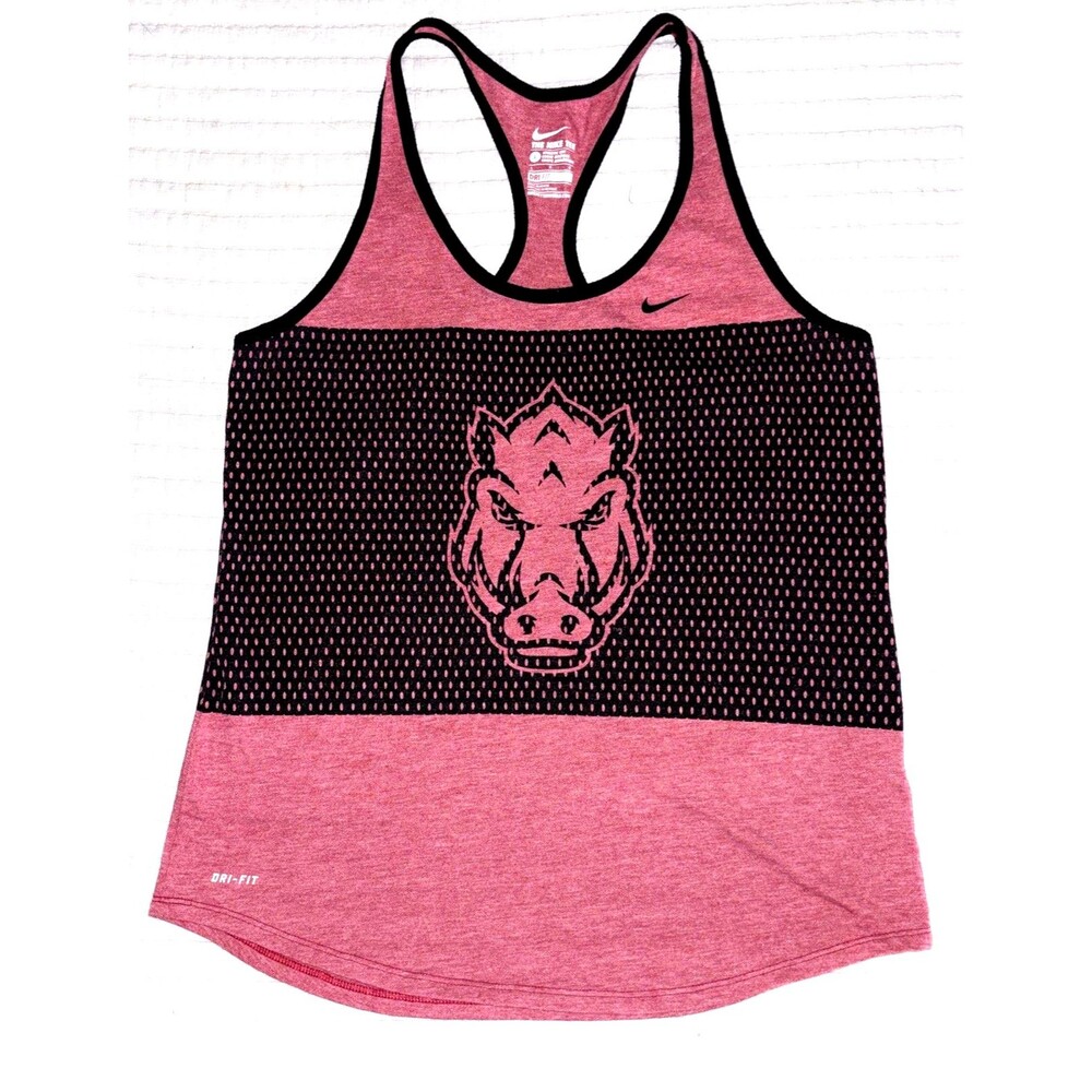 Arkansas Razorbacks Nike Dri Fit Women’s Tank Top Large University Of Arkansas